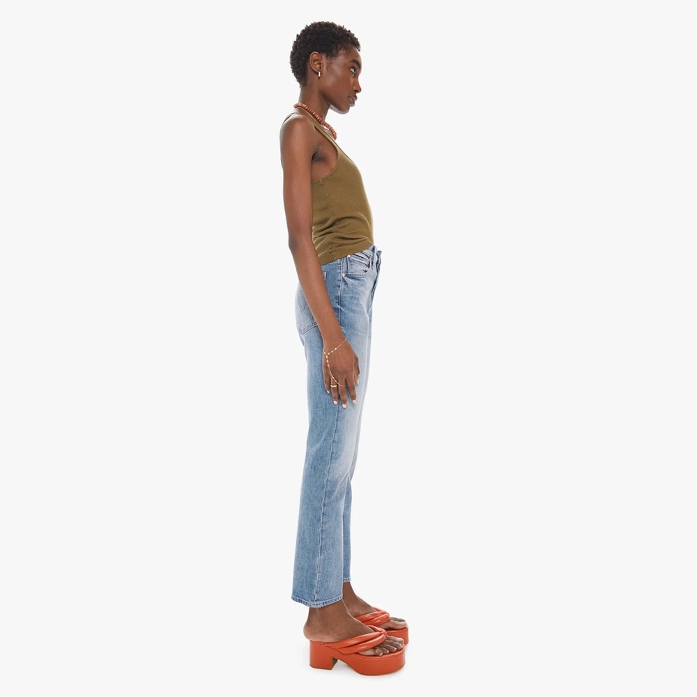 Mother Denim size 28 High Waisted Rider Flood In Wild And Wicked Jeans - Picture 2 of 11